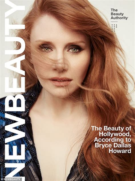 bryce dallas howard boobs|Bryce Dallas Howard puts on busty display in NewBeauty cover。